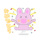 日常うさちゃんスタンプ（個別スタンプ：34）
