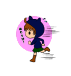 猫耳パーカー女子の日常スタンプ+α。（個別スタンプ：17）