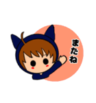 猫耳パーカー女子の日常スタンプ+α。（個別スタンプ：18）