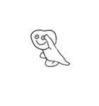 ハートをくばるケビンくん（個別スタンプ：10）