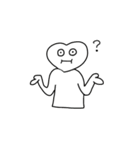 ハートをくばるケビンくん（個別スタンプ：25）