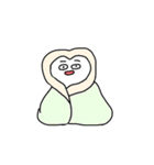 ハートをくばるケビンくん（個別スタンプ：26）