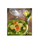 可愛いお花に優しい言葉を添えて（個別スタンプ：5）