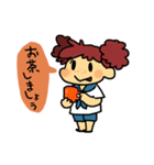 もこもこガールちゃん（個別スタンプ：6）