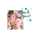 Thanks Roses（個別スタンプ：3）