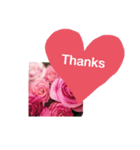 Thanks Roses（個別スタンプ：4）