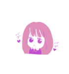 甘えん坊な女の子（個別スタンプ：1）