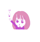 甘えん坊な女の子（個別スタンプ：7）