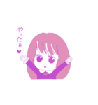 甘えん坊な女の子（個別スタンプ：9）