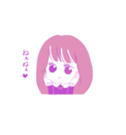 甘えん坊な女の子（個別スタンプ：10）
