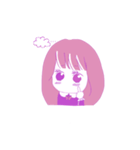 甘えん坊な女の子（個別スタンプ：13）