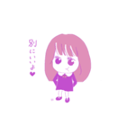 甘えん坊な女の子（個別スタンプ：26）