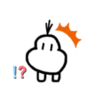 無表情のむー①（個別スタンプ：8）