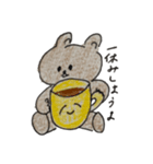 とんちが好きなクマ（個別スタンプ：3）