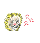色鉛筆ひまわりライオン（個別スタンプ：10）