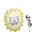 色鉛筆ひまわりライオン（個別スタンプ：14）