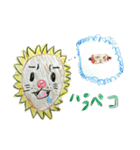 色鉛筆ひまわりライオン（個別スタンプ：15）