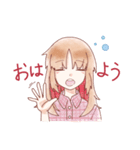 インナーカラーの双子（個別スタンプ：1）