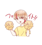 インナーカラーの双子（個別スタンプ：11）