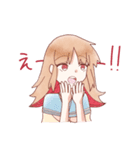 インナーカラーの双子（個別スタンプ：14）