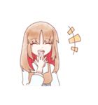 インナーカラーの双子（個別スタンプ：17）