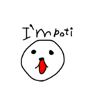 ポチのスタンプカリカリ作第一弾（個別スタンプ：3）