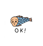 魚くん。（個別スタンプ：1）