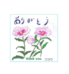 ミチコばあば NO18 夏の花 C（個別スタンプ：6）