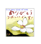 ミチコばあば NO18 夏の花 C（個別スタンプ：9）