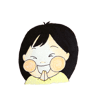 おんなのこ(夏バージョン)（個別スタンプ：1）