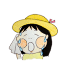 おんなのこ(夏バージョン)（個別スタンプ：18）