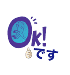 K画伯の恐竜スタンプ♪ (敬語)(English)（個別スタンプ：22）