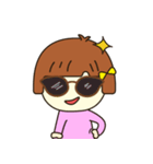 シックな単発少女バリの日常（個別スタンプ：29）