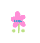 英語で気持ちを伝える お花（個別スタンプ：2）