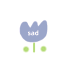 英語で気持ちを伝える お花（個別スタンプ：6）