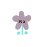 英語で気持ちを伝える お花（個別スタンプ：9）