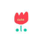 英語で気持ちを伝える お花（個別スタンプ：14）