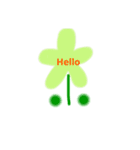 英語で気持ちを伝える お花（個別スタンプ：15）