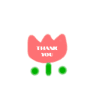 英語で気持ちを伝える お花（個別スタンプ：16）