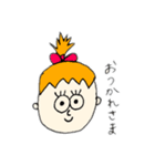 表情豊かなパイナップル（個別スタンプ：3）