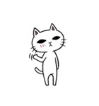 まったりしろねこ（個別スタンプ：2）