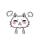 まったりしろねこ（個別スタンプ：5）