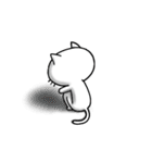 まったりしろねこ（個別スタンプ：7）