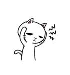 まったりしろねこ（個別スタンプ：14）