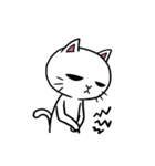 まったりしろねこ（個別スタンプ：16）