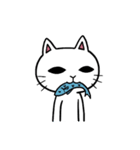 まったりしろねこ（個別スタンプ：20）