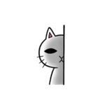 まったりしろねこ（個別スタンプ：23）