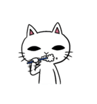 まったりしろねこ（個別スタンプ：27）