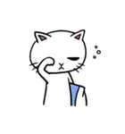 まったりしろねこ（個別スタンプ：38）