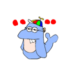 ぼーぶばんと狸川くん！ときどきアザラシ（個別スタンプ：10）